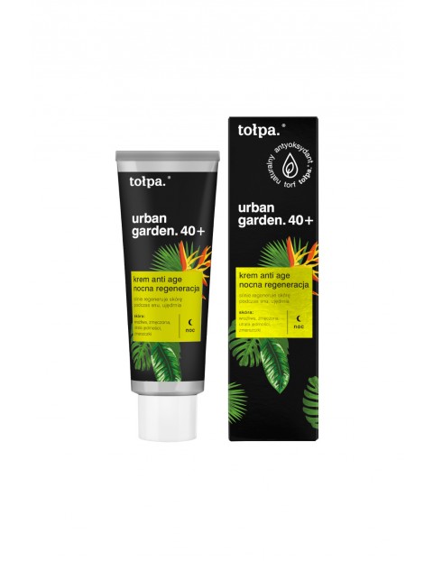 tołpa urban garden. 40+  krem anti age nocna regeneracja, NOC 40 ml