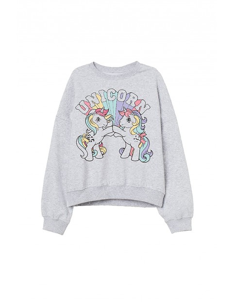 Bluza damska dresowa Pony - szara