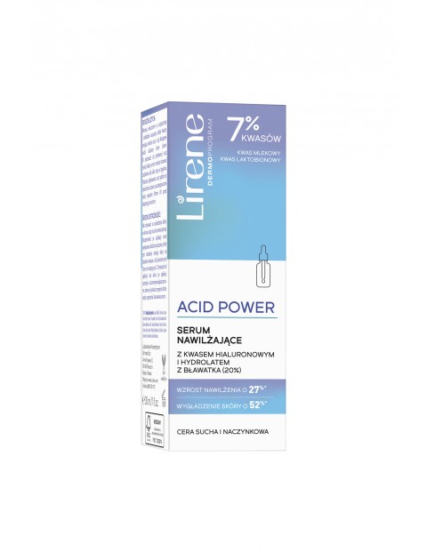 Lirene Acid Power Serum nawilżające do twarzy30 ml