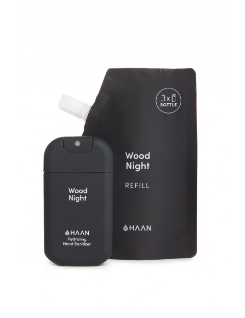 Sanitizer do rąk Haan Wood Night - zapas / refill - 100 ml