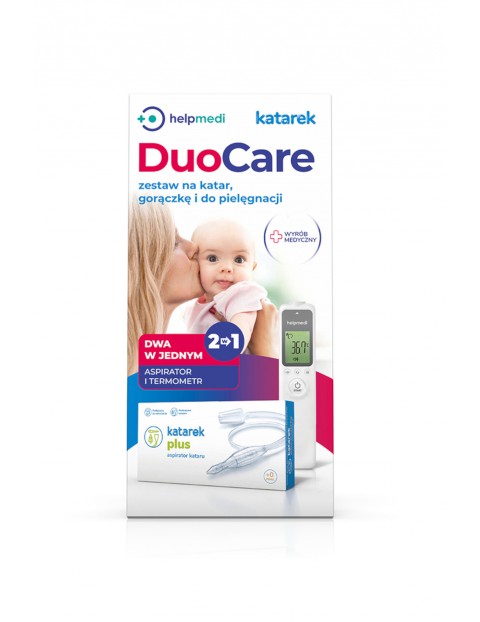 DuoCare Zestaw na katar i gorączkę Katarek  / HelpMedi NOWOŚĆ