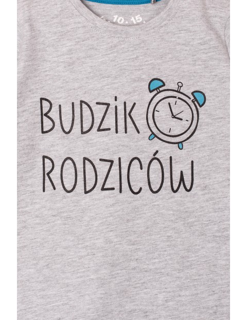 Bluzka niemowlęca z napisem-Budzik rodziców