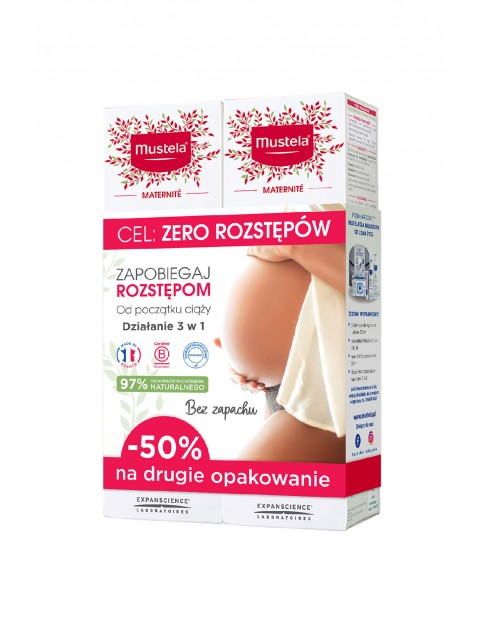 Mustela Zestaw Maternite Duopak krem na rozstępy 2*150ml