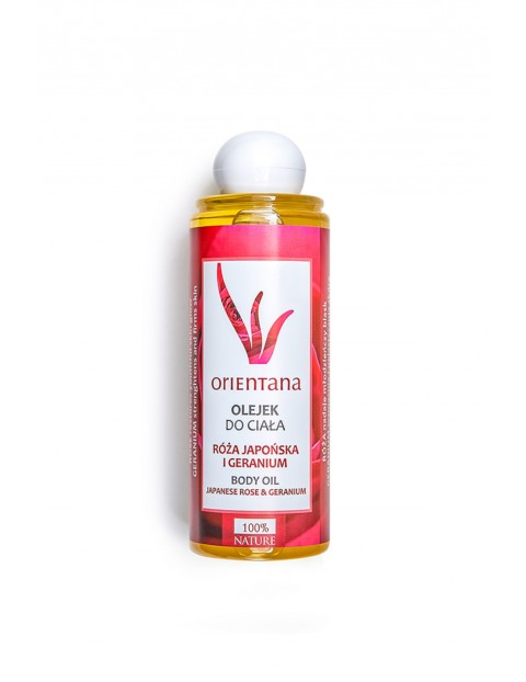 Orientana Olejek do ciała RÓŻA JAPOŃSKA I GERANIUM 210ml