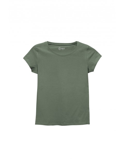 T-shirt damski khaki