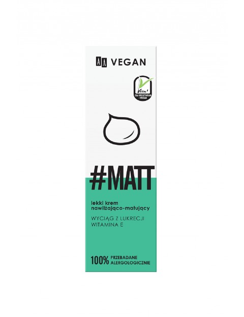 AA Vegan krem nawilżająco-matujący 40 ml