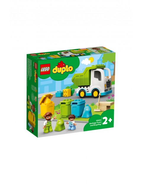 LEGO DUPLO Town - Śmieciarka i recykling 10945 - 19 elementów wiek 2+