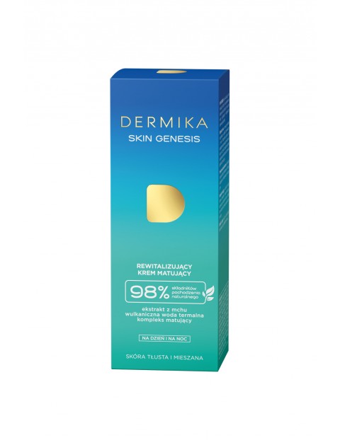 DERMIKA SKIN GENESIS Rewitalizujący krem matujący na dzień i na noc skóra tłusta i mieszana 30-40+ - 50 ml