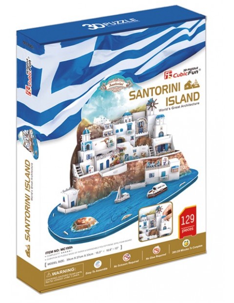 PUZZLE 3D Santorini duży zestaw