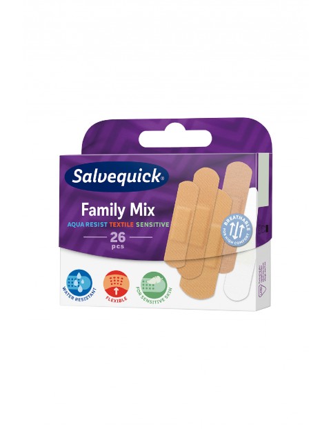 Salvequick Family Mix plastry uniwersalna 26 szt.