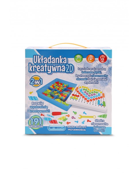 Układanka kreatywna 2d e-edu 192 el.